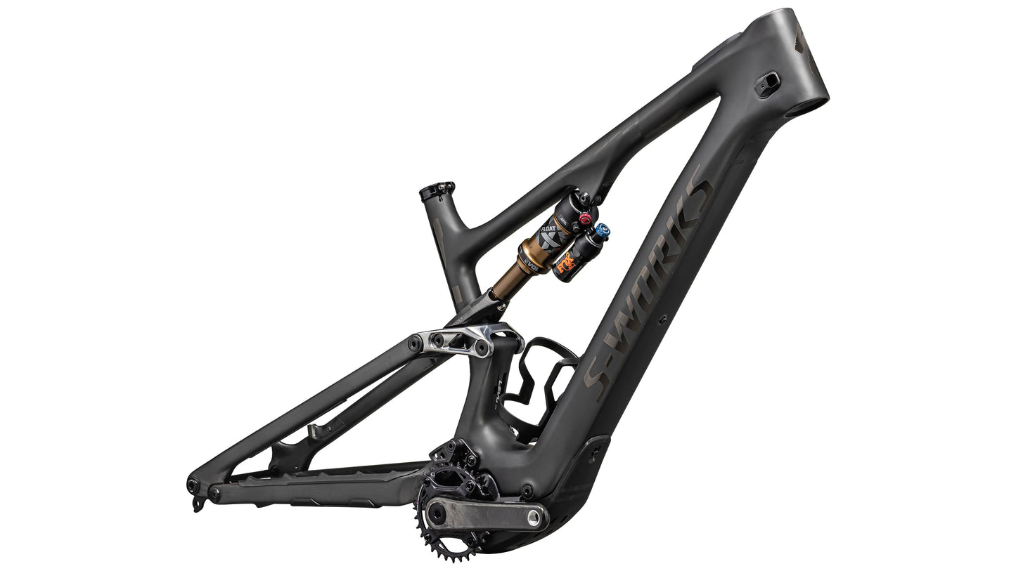 Specialized S-Works Turbo Levo SL Frame - Satin Carbon / Brushed Black Chrome Foil / Silver Dust S5