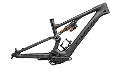 Specialized S-Works Turbo Levo SL Frame - Satin Carbon / Brushed Black Chrome Foil / Silver Dust S4