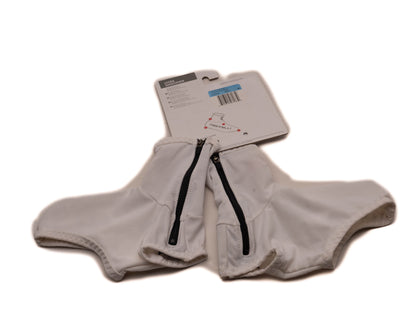 LYCRA SHOECOVER -WHITE -M