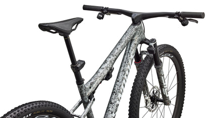 2027 Specialized S-Works Epic 9 - Gloss Metallic Obsidian Multi Color Dry Impasto / Metallic White Silver