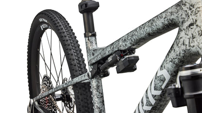 2027 Specialized S-Works Epic 9 - Gloss Metallic Obsidian Multi Color Dry Impasto / Metallic White Silver
