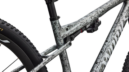 2027 Specialized S-Works Epic 9 - Gloss Metallic Obsidian Multi Color Dry Impasto / Metallic White Silver