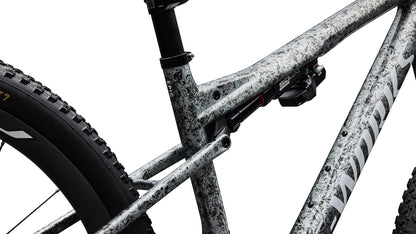 2027 Specialized S-Works Epic 9 - Gloss Metallic Obsidian Multi Color Dry Impasto / Metallic White Silver