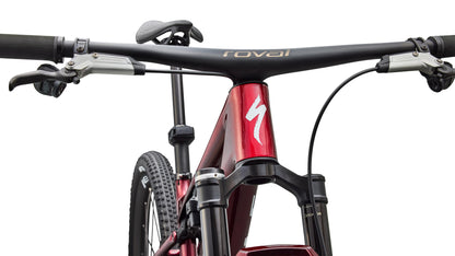 2027 Specialized S-Works Epic 9 - Gloss Red Tint Over Red Reflex Pearl Edge Fade / Metallic White Silver