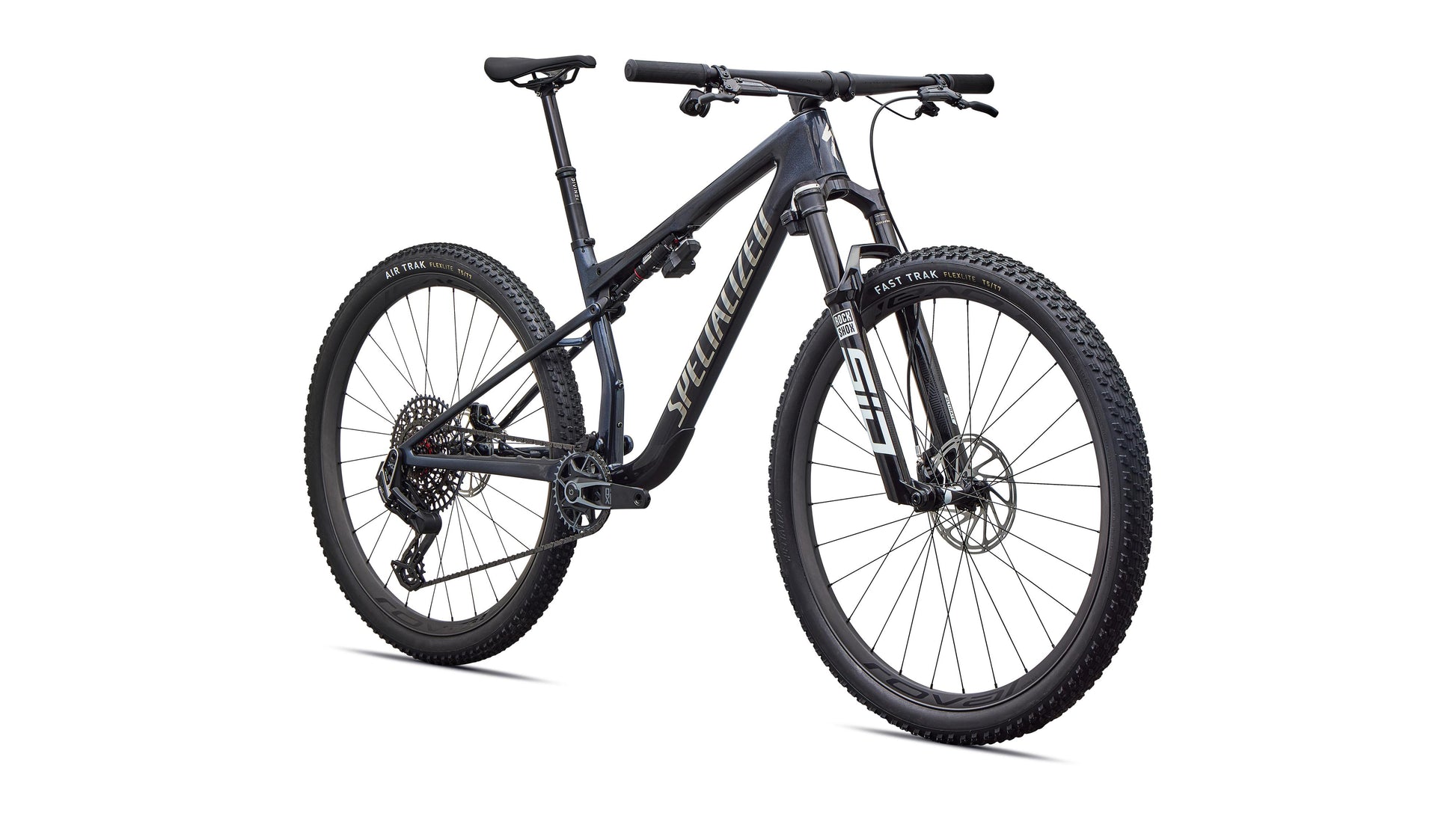 2027 Specialized Epic 9 Pro - Gloss Carbon / Chaos Glitter Pearl / Chrome