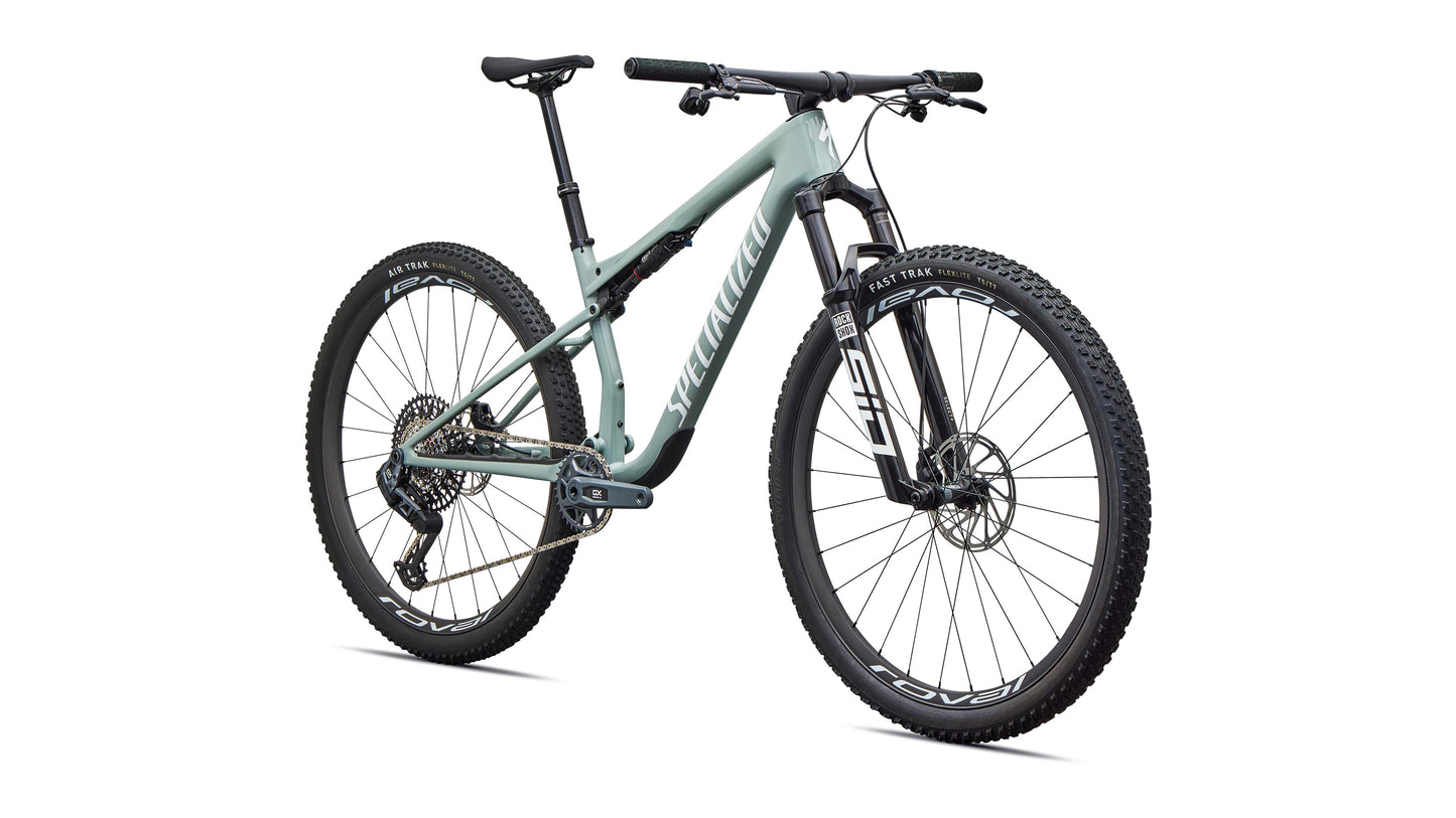 2027 Specialized Epic 9 Expert - Gloss Agave Grey / Metallic White Silver
