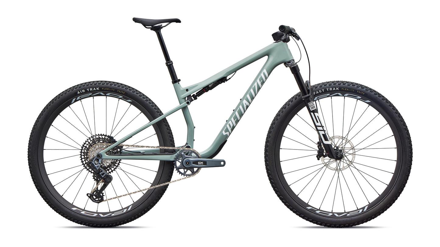 2027 Specialized Epic 9 Expert - Gloss Agave Grey / Metallic White Silver