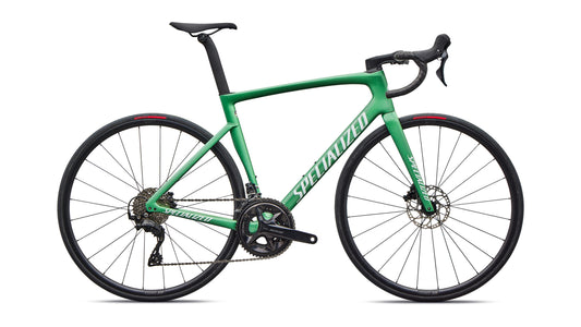 2026 Specialized Tarmac SL7 Sport - Shimano 105 - Gloss Oasis Tint Over Silver Dust / White