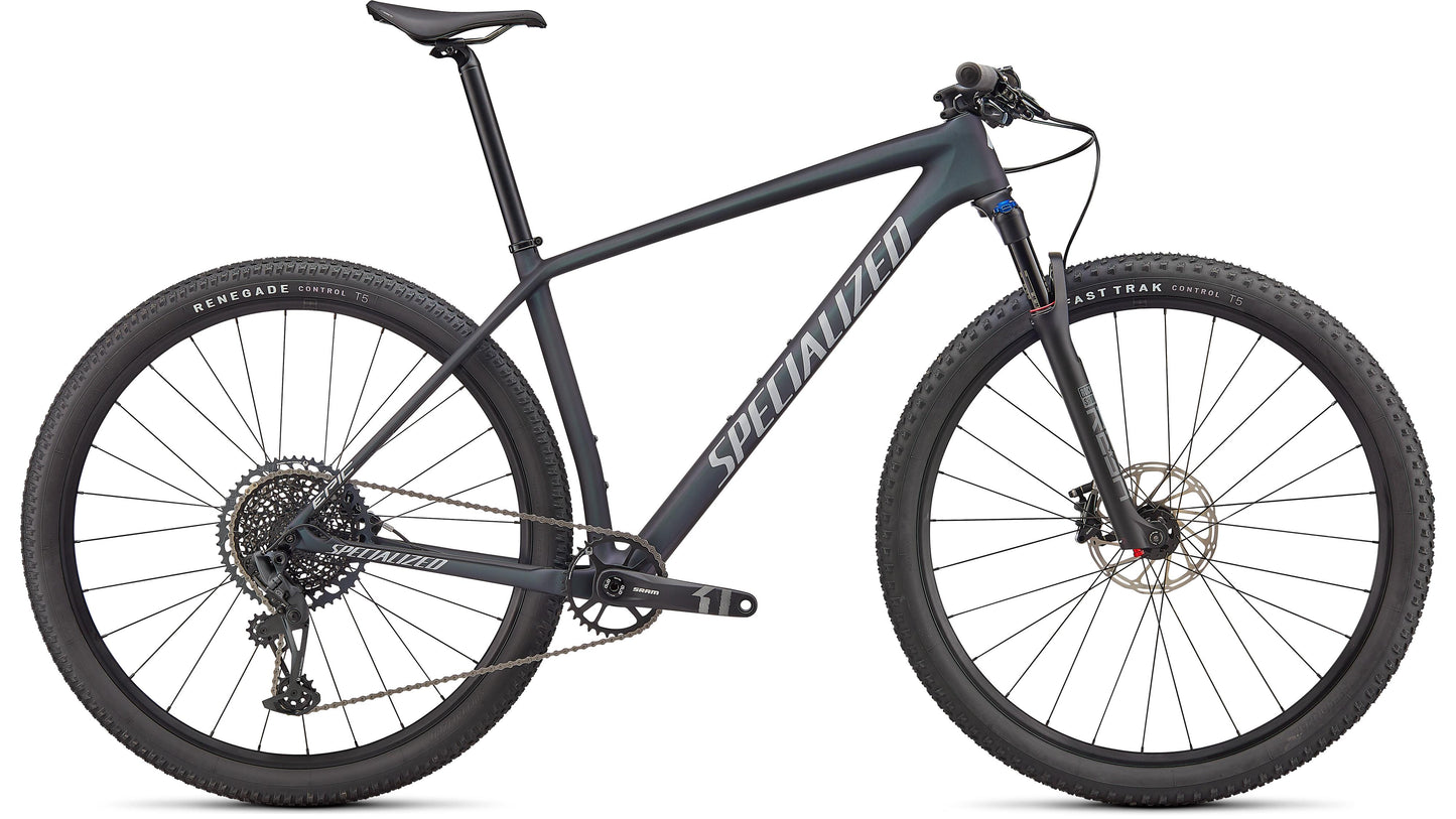 Specialized Epic Hardtail Comp - Satin Carbon / Oil / Flake Silver XL