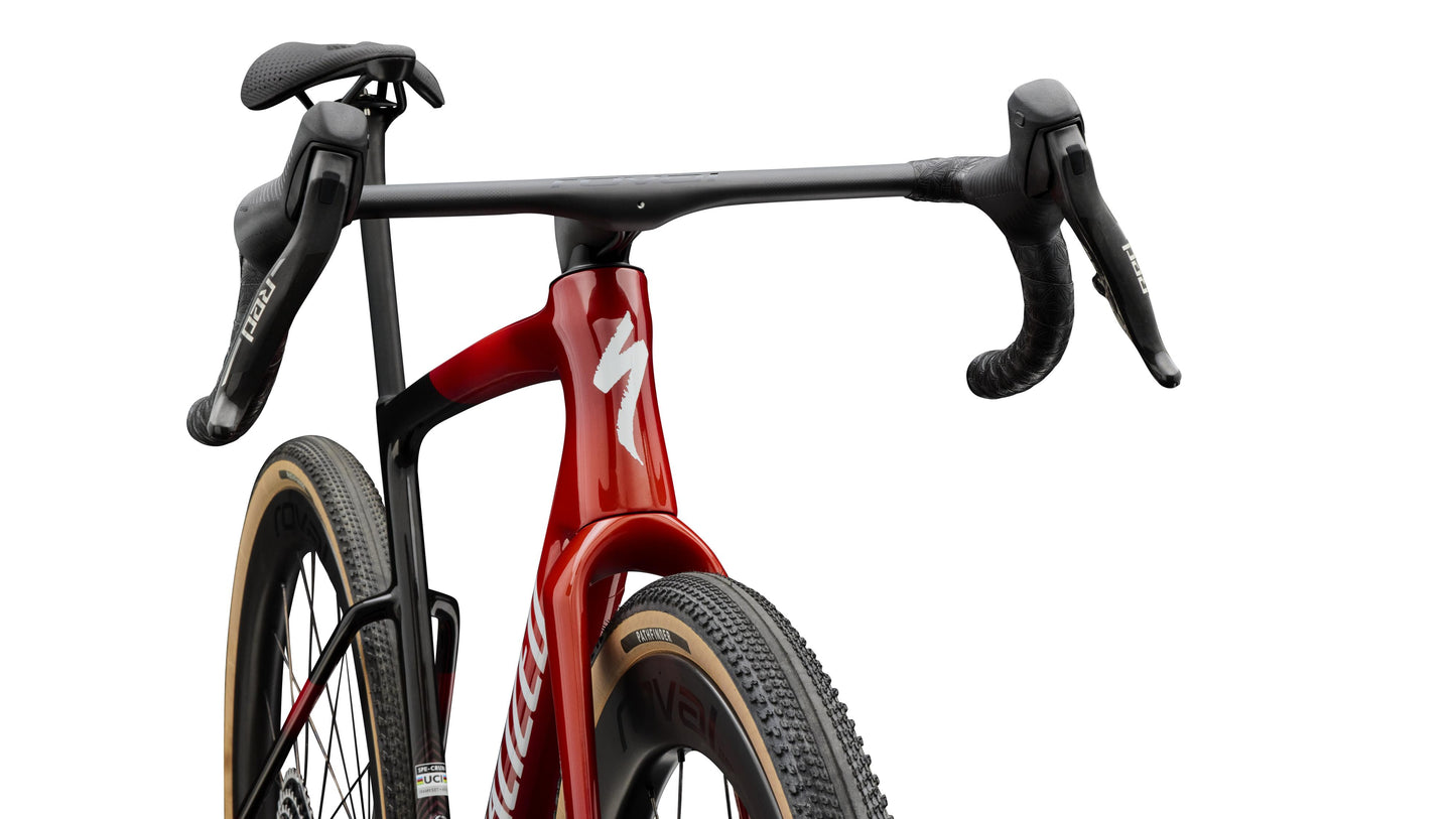 2027 Specialized Crux 5 S-Level - SRAM RED XPLR - Redwood Metallic / White