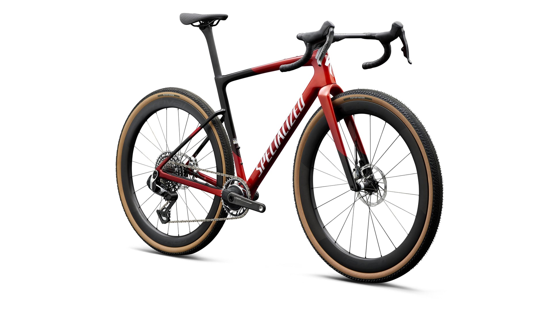 2027 Specialized Crux 5 S-Level - SRAM RED XPLR - Redwood Metallic / White