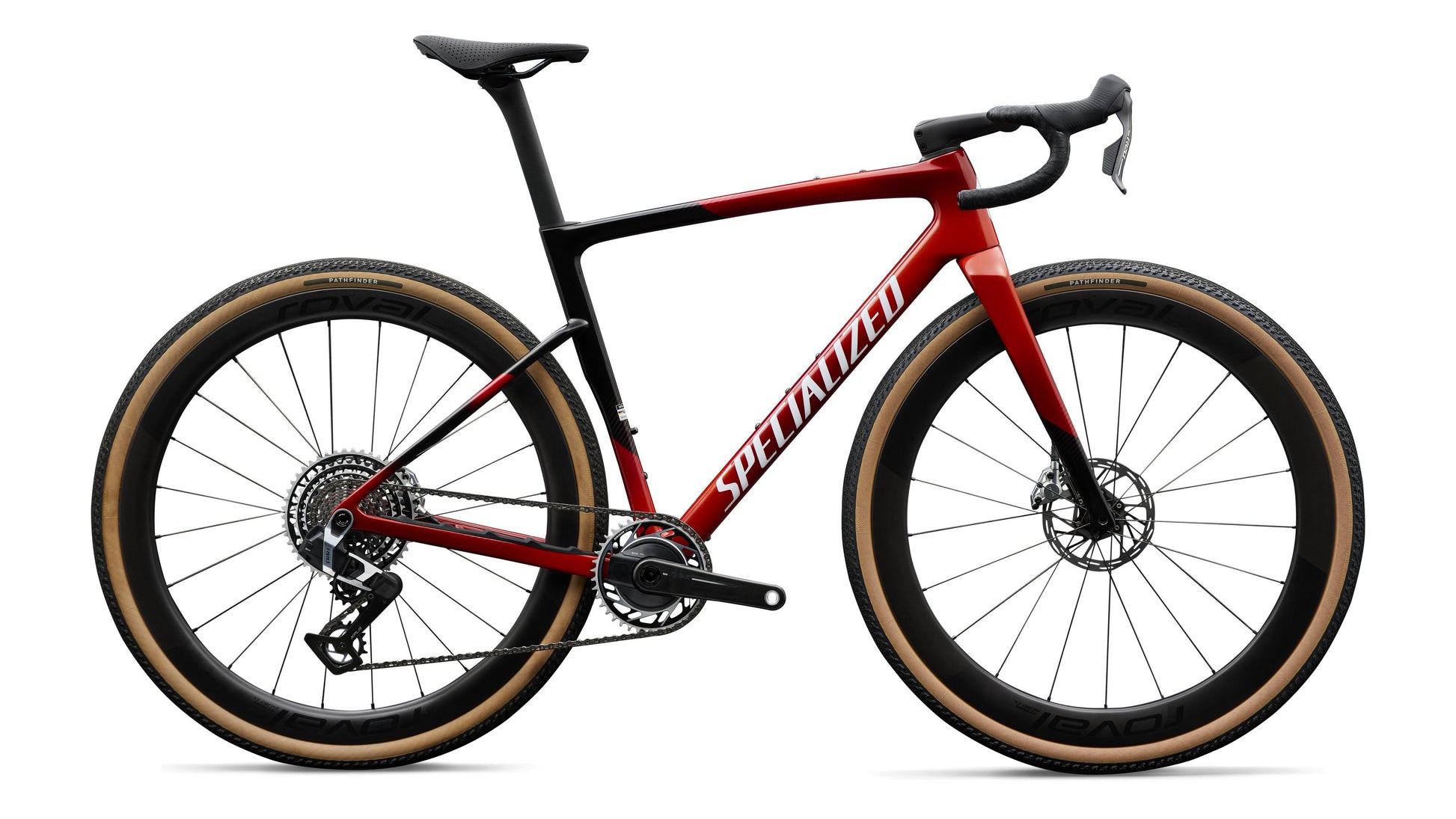 2027 Specialized Crux 5 S-Level - SRAM RED XPLR - Redwood Metallic / White