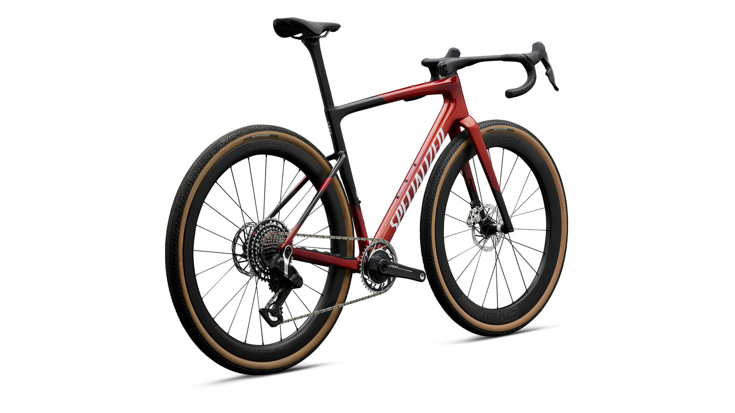 2027 Specialized Crux 5 S-Level - SRAM RED XPLR - Redwood Metallic / White