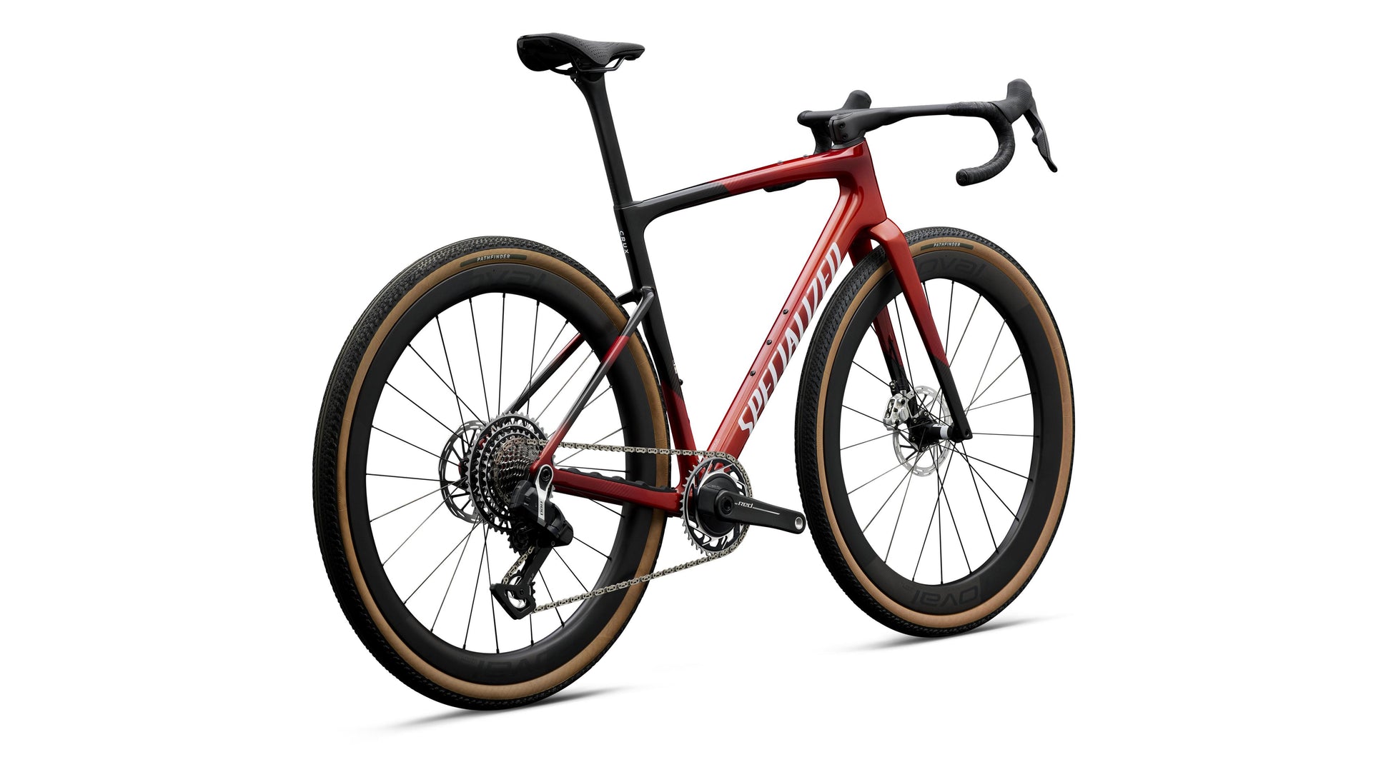 2027 Specialized Crux 5 S-Level - SRAM RED XPLR - Redwood Metallic / White