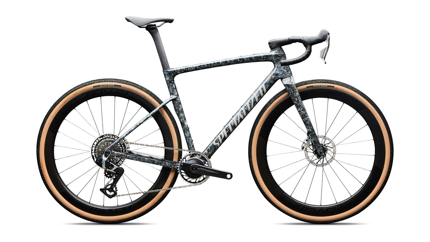 2027 Specialized Crux 5 S-Level - SRAM RED XPLR - Deep Marine Metallic / Dolomite Metallic