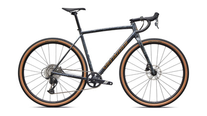 2027 Specialized Crux DSW Comp - SRAM Apex XPLR - Deep Marine Metallic / Burnt Gold Metallic