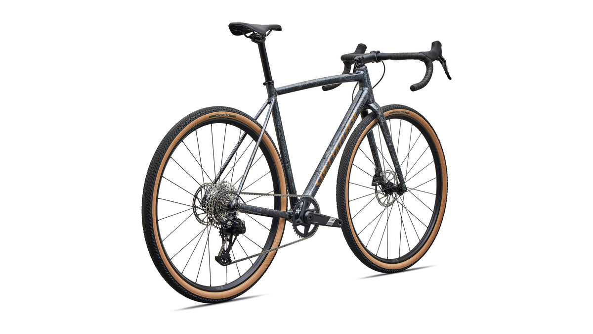 2027 Specialized Crux DSW Comp - SRAM Apex XPLR - Deep Marine Metallic / Burnt Gold Metallic