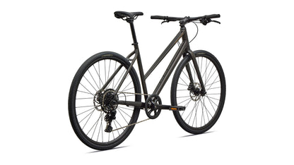 2027 Specialized Sirrus X 2.0 Step-Through - Gloss Metallic Obsidian / Burnt Gold Metallic Frost Reflective