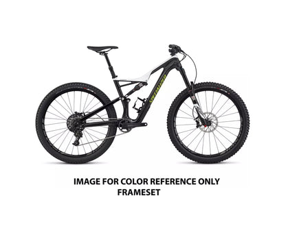 2017 Specialized Stumpjumper FSR Expert Carbon 29 (FRAMESET ONLY) Wht/Carb/Hyp XL
