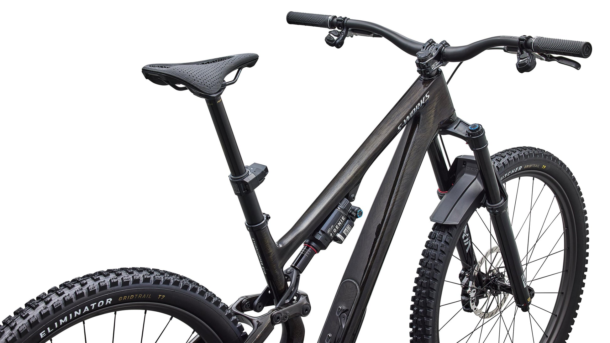 2027 Specialized S-Works Stumpjumper 15 EVO - Gloss Charcoal Tint / Chrome