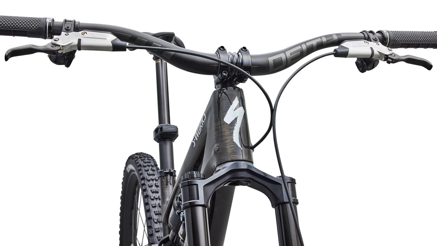 2027 Specialized S-Works Stumpjumper 15 EVO - Gloss Charcoal Tint / Chrome