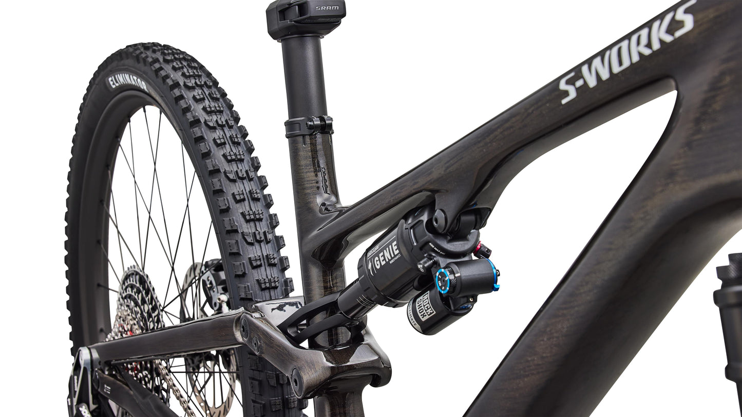 2027 Specialized S-Works Stumpjumper 15 EVO - Gloss Charcoal Tint / Chrome