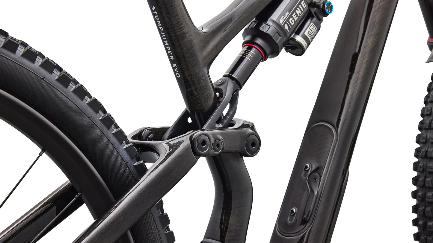 2027 Specialized S-Works Stumpjumper 15 EVO - Gloss Charcoal Tint / Chrome