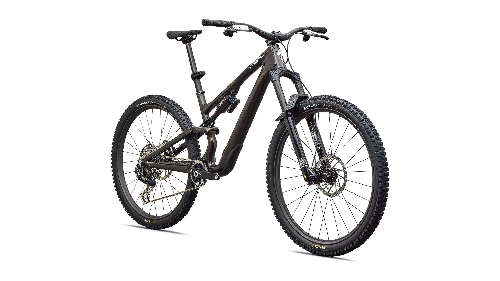 2027 Specialized S-Works Stumpjumper 15 EVO - Gloss Charcoal Tint / Chrome