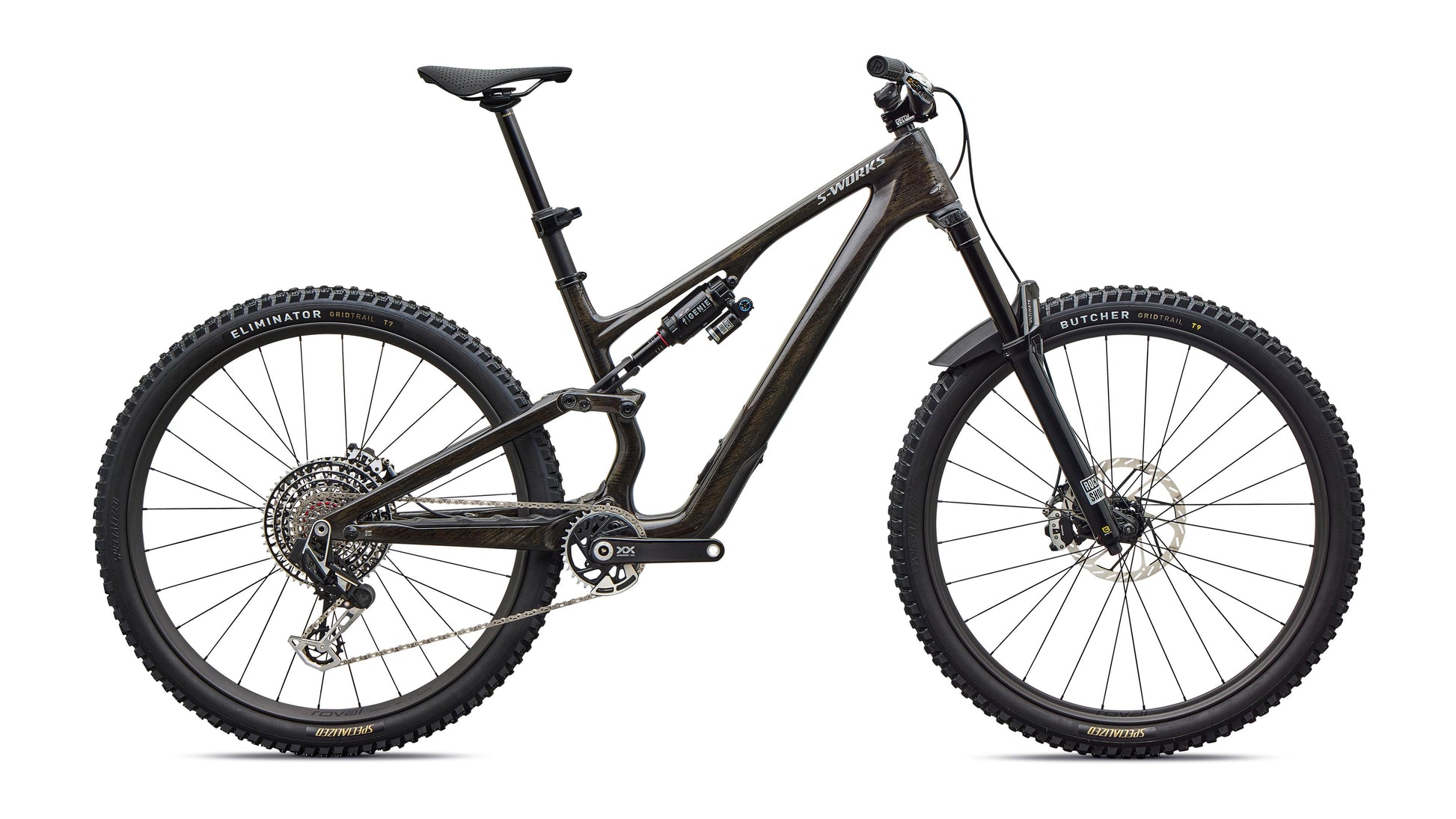 2027 Specialized S-Works Stumpjumper 15 EVO - Gloss Charcoal Tint / Chrome
