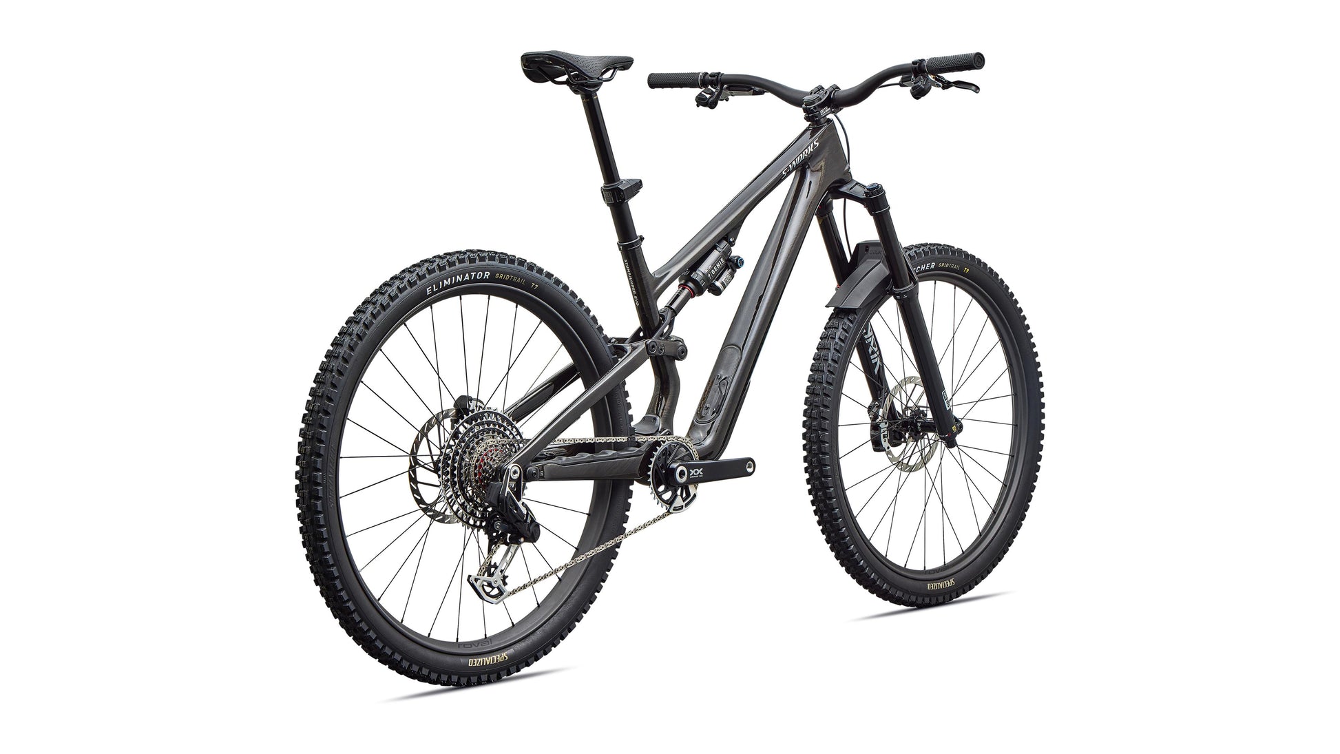 2027 Specialized S-Works Stumpjumper 15 EVO - Gloss Charcoal Tint / Chrome