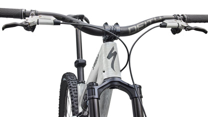 2027 Specialized S-Works Stumpjumper 15 EVO - Gloss Metallic White Silver / Smoke Liquid Metal