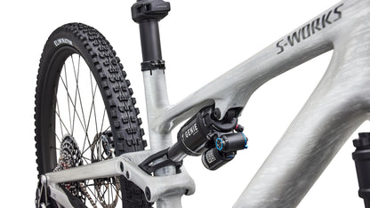 2027 Specialized S-Works Stumpjumper 15 EVO - Gloss Metallic White Silver / Smoke Liquid Metal