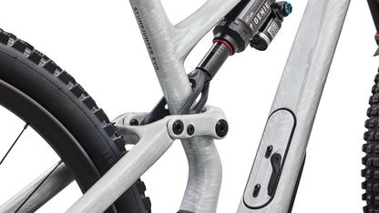 2027 Specialized S-Works Stumpjumper 15 EVO - Gloss Metallic White Silver / Smoke Liquid Metal
