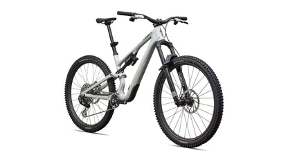 2027 Specialized S-Works Stumpjumper 15 EVO - Gloss Metallic White Silver / Smoke Liquid Metal