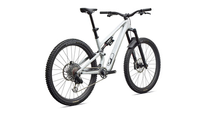 2027 Specialized S-Works Stumpjumper 15 EVO - Gloss Metallic White Silver / Smoke Liquid Metal