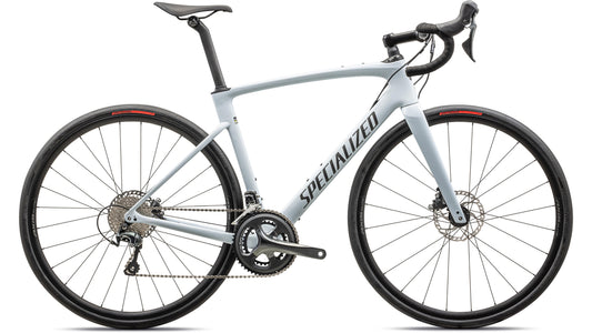 2025 Specialized Roubaix SL8 - Shimano Tiagra - Morning Mist / Smoke