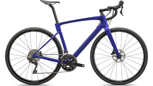 2025 Specialized Roubaix SL8 Sport - Shimano 105 - Satin Metallic Sapphire / Blue Onyx