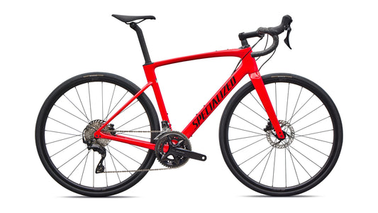 2026 Specialized Roubaix SL8 Sport - Shimano 105 - Gloss Vivid Red / Obsidian
