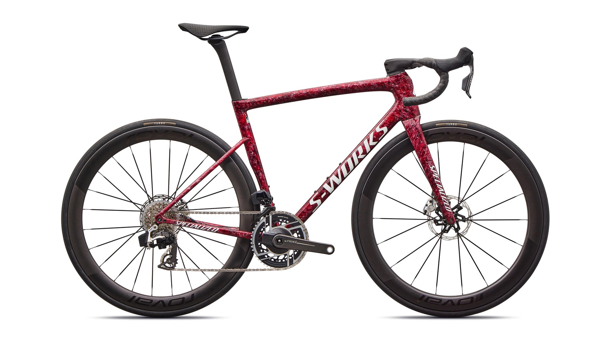 2026 Tarmac SL8 S-Works AXS, Gloss Redsky Shdwsil Wht Impasto / 54