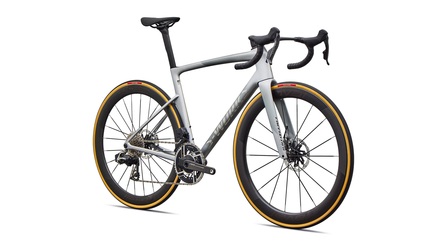 2027 Specialized S-Works Tarmac SL9 - SRAM RED AXS - Satin Silver Dust / Gloss Chrome