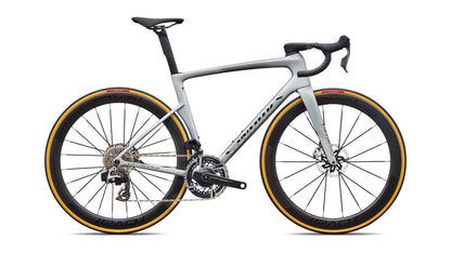 2027 Specialized S-Works Tarmac SL9 - SRAM RED AXS - Satin Silver Dust / Gloss Chrome