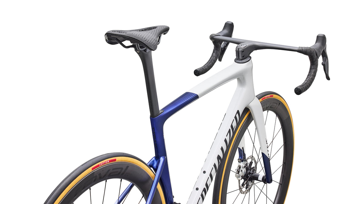 2027 Specialized Tarmac SL9 S-Level - SRAM RED AXS -  Gloss White / Majesty Blue Metallic / Black