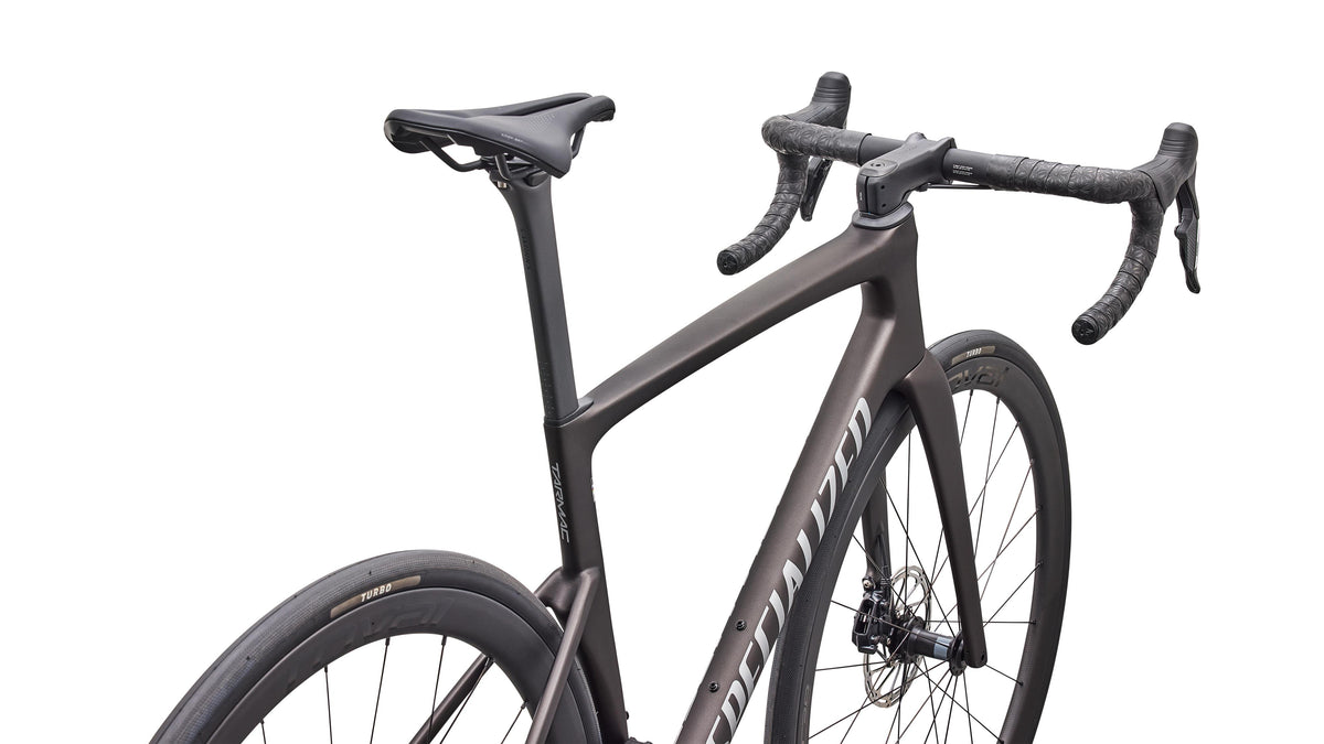 2027 Specialized Tarmac SL9 Expert - SRAM Force AXS - Satin Warm Smoke Metallic / Silver Dust