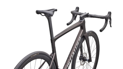 2027 Specialized Tarmac SL9 Expert - SRAM Force AXS - Satin Warm Smoke Metallic / Silver Dust