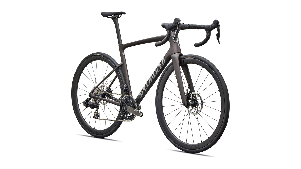 2027 Specialized Tarmac SL9 Expert - SRAM Force AXS - Satin Warm Smoke Metallic / Silver Dust