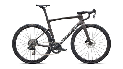 2027 Specialized Tarmac SL9 Expert - SRAM Force AXS - Satin Warm Smoke Metallic / Silver Dust