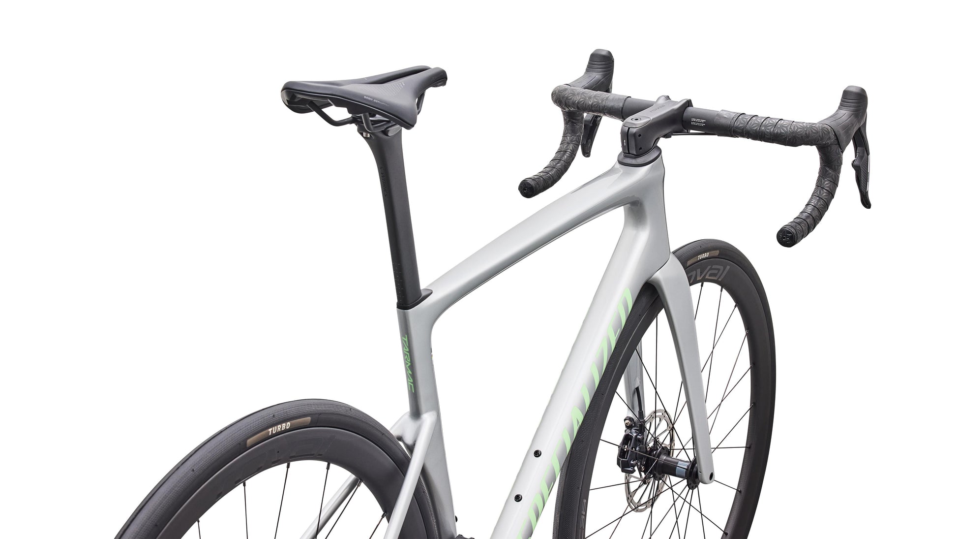2027 Specialized Tarmac SL9 Expert - SRAM Force AXS - Gloss Silver Dust / Powder Lime