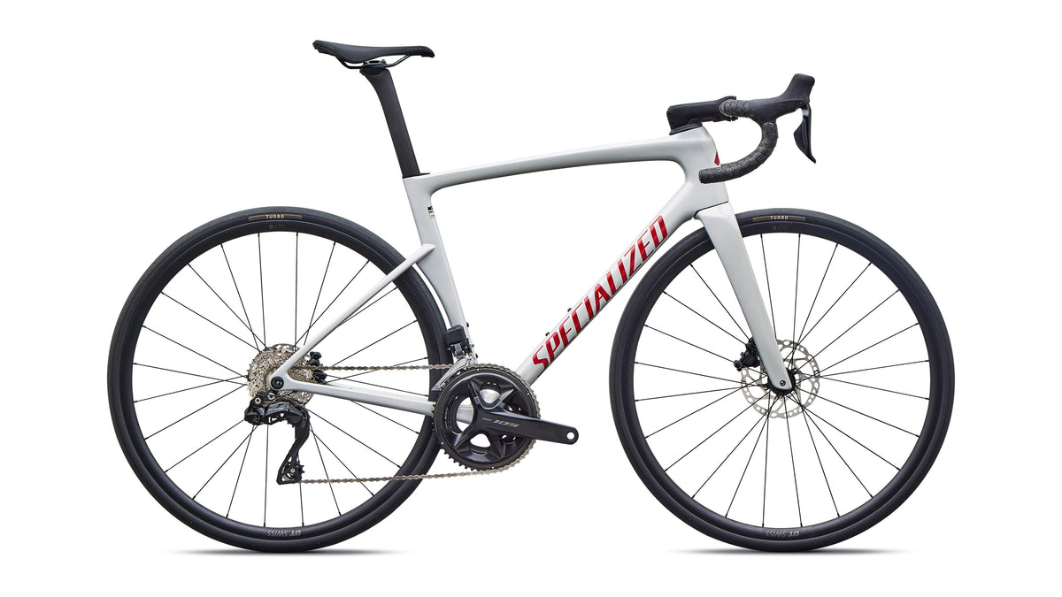 2027 Specialized Tarmac SL9 Comp - Shimano 105 Di2 - Gloss Dolomite Metallic / Cayenne Metallic