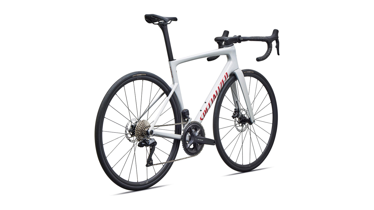 2027 Specialized Tarmac SL9 Comp - Shimano 105 Di2 - Gloss Dolomite Metallic / Cayenne Metallic