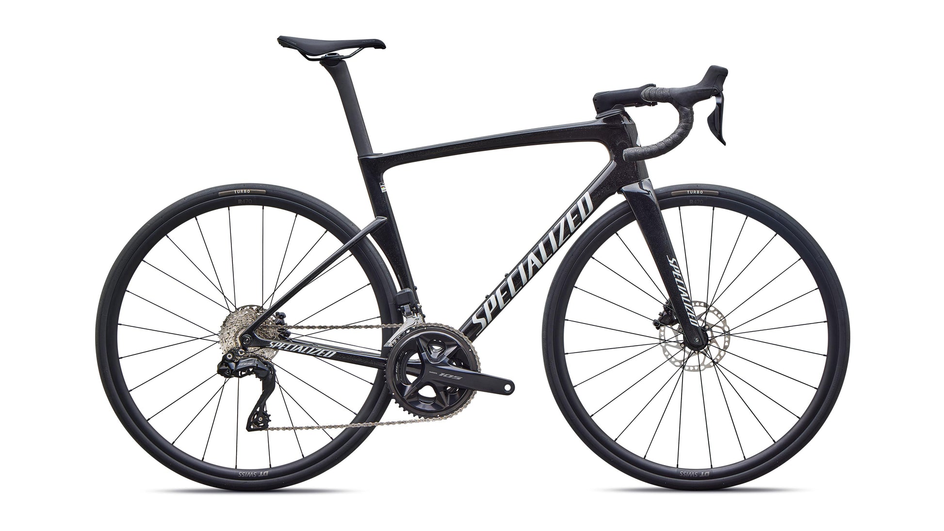 2027 Specialized Tarmac SL9 Comp - Shimano 105 Di2 - Gloss Charcoal Tint / Dolomite Metallic